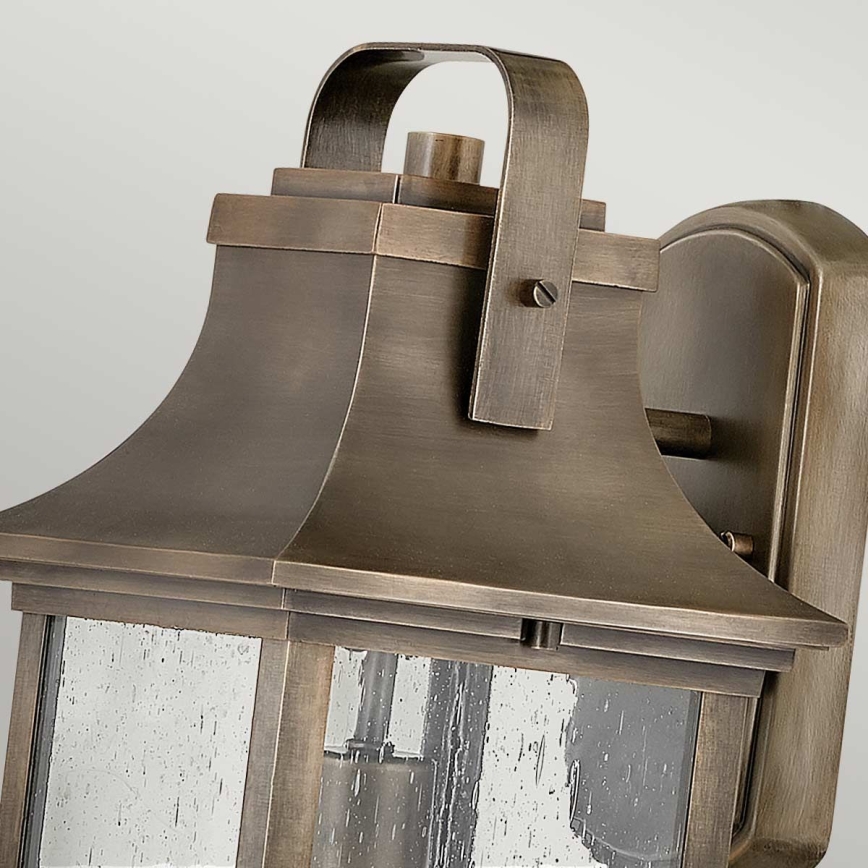Quintiesse - Außenwandleuchte GRANT M 1xE27/60W/230V IP44 bronzefarben
