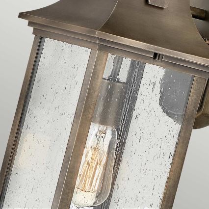Quintiesse - Außenwandleuchte GRANT M 1xE27/60W/230V IP44 bronzefarben