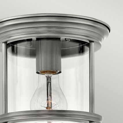 Quintiesse - Außen-Deckenleuchte HADRIAN 1xE27/60W/230V Ø 19,6 cm IP44 matt-chrom