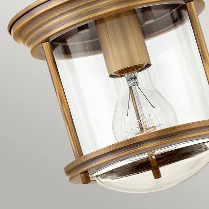 Quintiesse - Außen-Deckenleuchte HADRIAN 1xE27/60W/230V Ø 19,6 cm IP44 Bronze