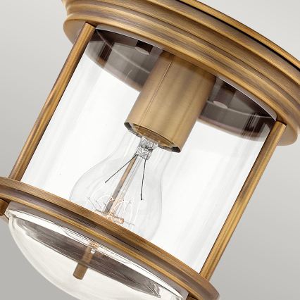 Quintiesse - Außen-Deckenleuchte HADRIAN 1xE27/60W/230V Ø 19,6 cm IP44 Bronze