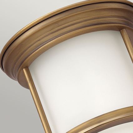Quintiesse - Außen-Deckenleuchte HADRIAN 1xE27/60W/230V Ø 16,8 cm IP44 goldfarben