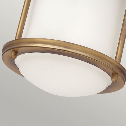Quintiesse - Außen-Deckenleuchte HADRIAN 1xE27/60W/230V Ø 16,8 cm IP44 goldfarben