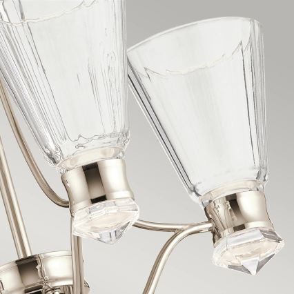 Quintiesse - KAYVA LED-Badezimmerleuchte auf Stange, 24W/230V, IP44, glänzender Chrom