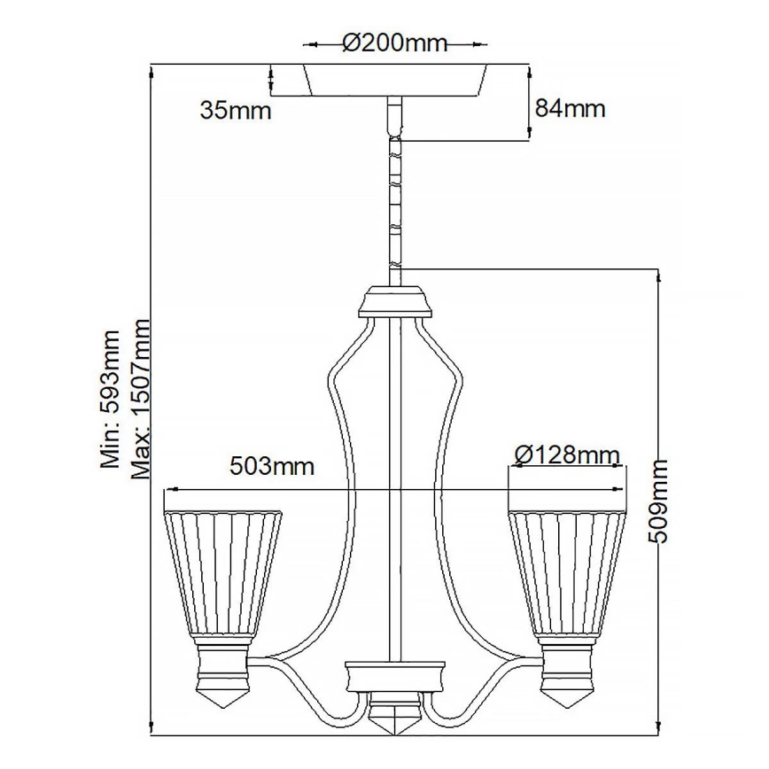 Quintiesse - KAYVA LED-Badezimmerleuchte auf Stange, 24W/230V, IP44, glänzender Chrom