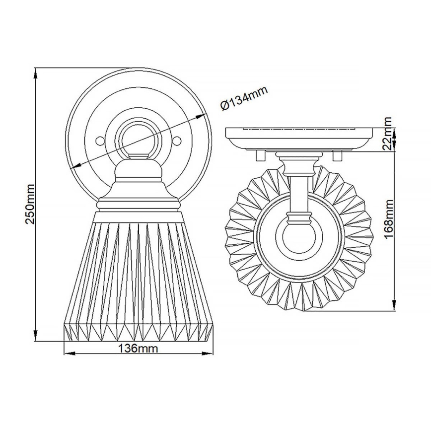 Quintiesse - LED-Badezimmer-Wandleuchte KEYNES 1xG9/3W/230V IP44 glänzender Chrom
