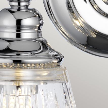 Quintiesse - LED Badezimmer-Wandleuchte KEYNES 2xG9/3W/230V IP44 glänzender Chrom