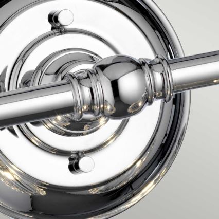 Quintiesse - LED Badezimmer-Wandleuchte KEYNES 2xG9/3W/230V IP44 glänzender Chrom