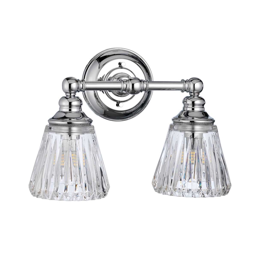 Quintiesse - LED Badezimmer-Wandleuchte KEYNES 2xG9/3W/230V IP44 glänzender Chrom