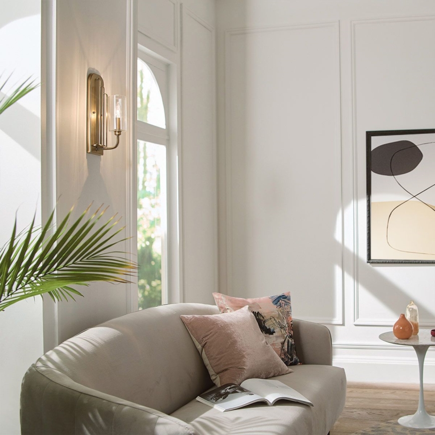 Quintiesse - Wandleuchte KIMROSE 1xE14/40W/230V goldfarben