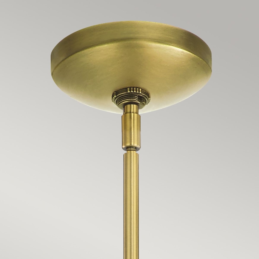 Quintiesse - Kronleuchter an Stange KIMROSE, 6×E14, max. 40 W, 230 V, Ø 68,6 cm, gold
