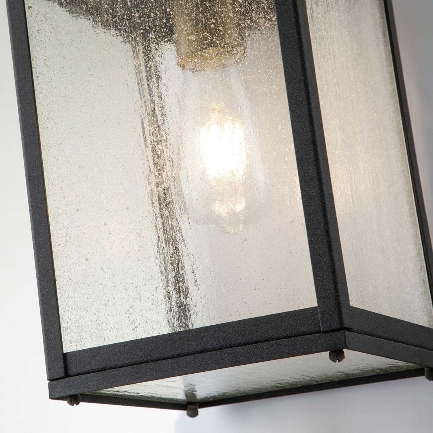 Quintiesse - Außenwandleuchte LAHDEN M 1xE27/60W/230V IP44 schwarz/gold