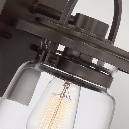 Quintiesse - Außenwandleuchte LASALLE S 1xE27/60W/230V IP44 bronzefarben