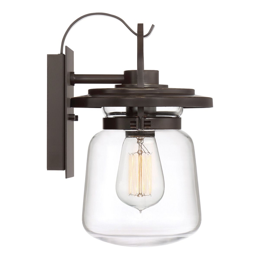 Quintiesse - Außenwandleuchte LASALLE S 1xE27/60W/230V IP44 bronzefarben