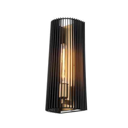 Quintiesse - Wandleuchte LINARA 1xE27/60W/230V schwarz/gold