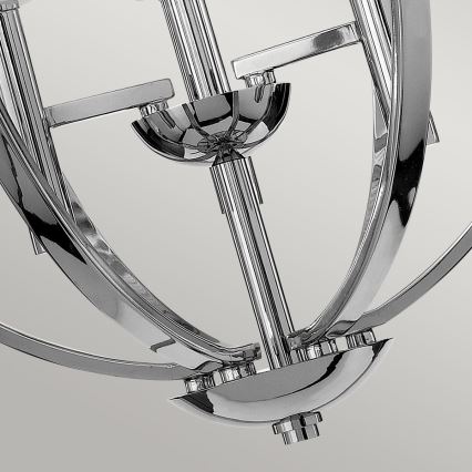 Quintiesse - MONDO LED-Pendelleuchte an Kabel 3xG9/3W/230V Ø 45,7 cm glänzender Chrom