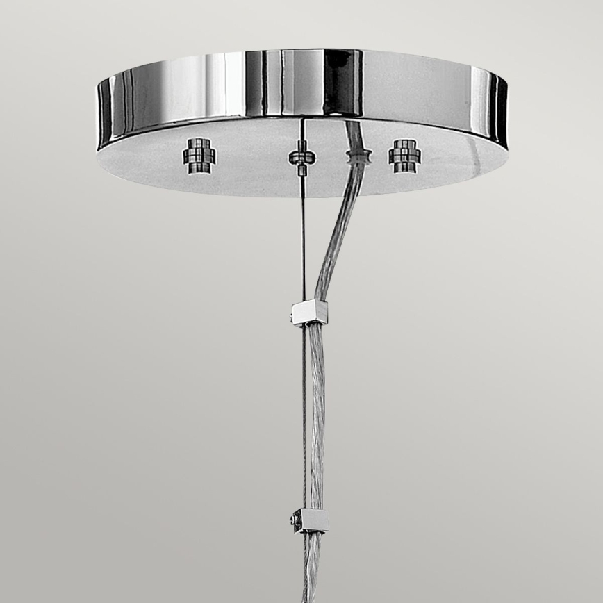 Quintiesse - MONDO LED-Pendelleuchte an Kabel 3xG9/3W/230V Ø 45,7 cm glänzender Chrom