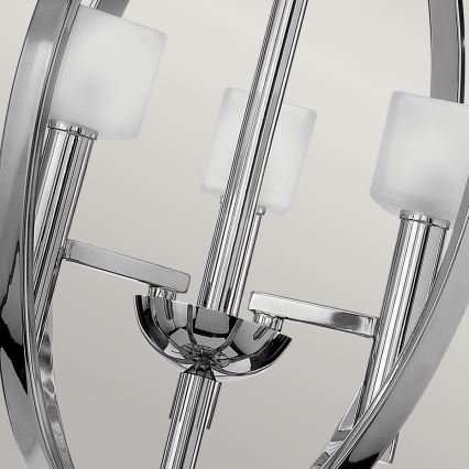 Quintiesse - MONDO LED-Pendelleuchte an Kabel 3xG9/3W/230V Ø 45,7 cm glänzender Chrom