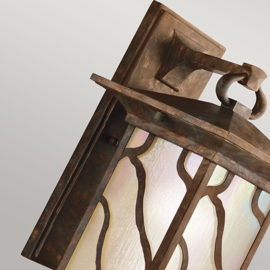 Quintiesse - Außenwandleuchte MORRIS L 1xE27/60W/230V IP44 bronzefarben