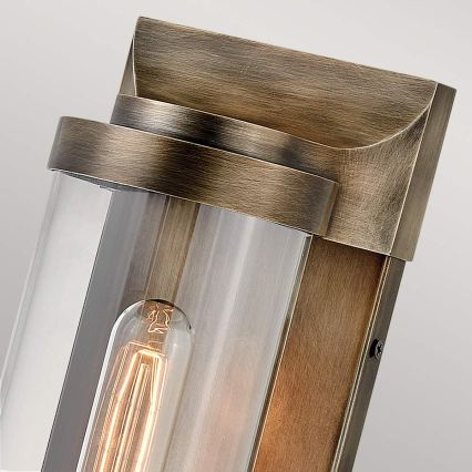 Quintiesse - Außenwandleuchte PEARSON M 1xE27/60W/230V IP44 Bronze