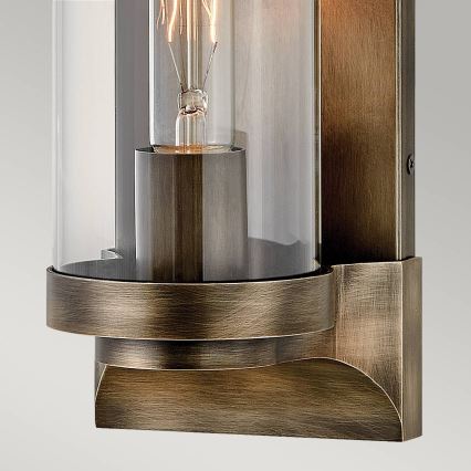 Quintiesse - Außenwandleuchte PEARSON M 1xE27/60W/230V IP44 Bronze