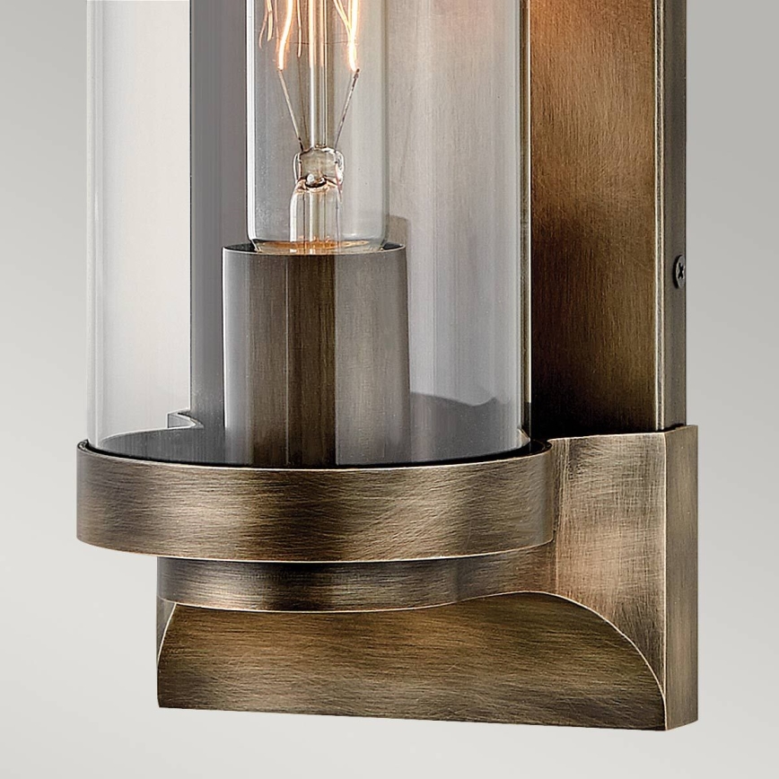 Quintiesse - Außenwandleuchte PEARSON M 1xE27/60W/230V IP44 Bronze