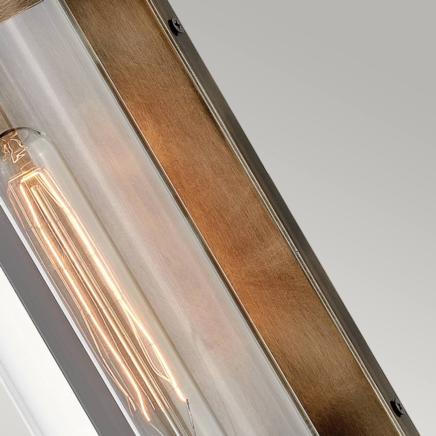 Quintiesse - Außenwandleuchte PEARSON M 1xE27/60W/230V IP44 Bronze
