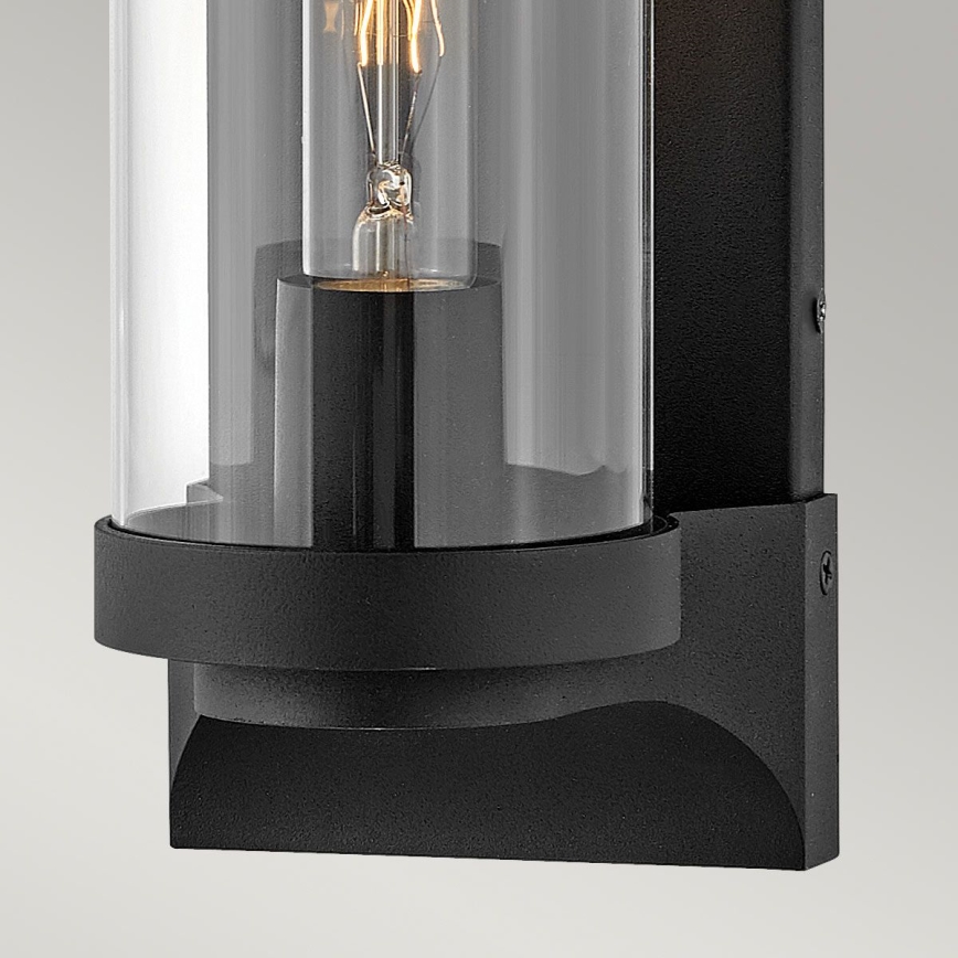 Quintiesse - Außenwandleuchte PEARSON M 1xE27/60W/230V IP44 schwarz