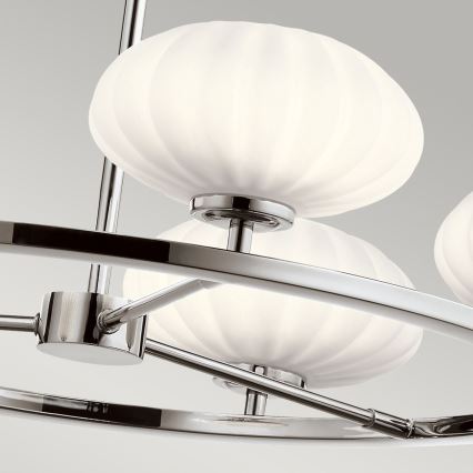 Quintiesse - LED-Badezimmer-Deckenleuchte an Stange PIM 5xG9/3W/230V Ø 71,1 cm IP44 Hochglanz-Chrom