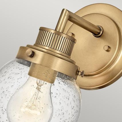 Quintiesse - Badezimmer-Wandleuchte POPPY 1xE27/60W/230V IP44 gold