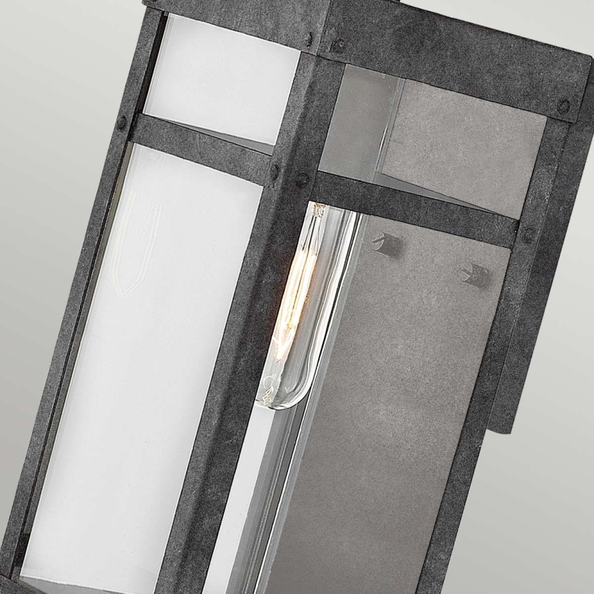 Quintiesse - Außenwandleuchte PORTER M 1xE27/60W/230V IP44 schwarz