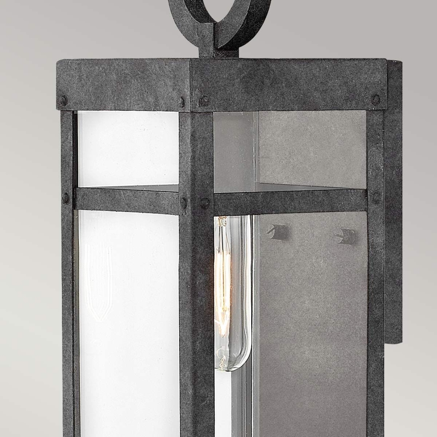 Quintiesse - Außenwandleuchte PORTER M 1xE27/60W/230V IP44 schwarz