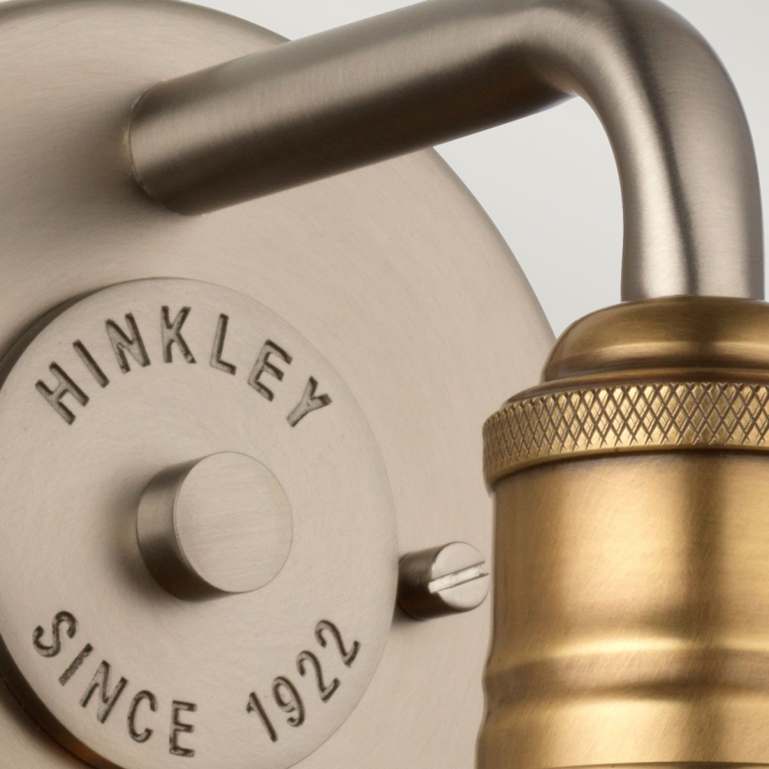 Quintiesse - Badezimmer-Wandleuchte RIGBY 1xE27/40W/230V IP44 bronzefarben