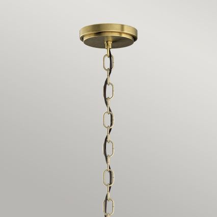 Quintiesse - Pendelleuchte ROUX mit Kette 3xE27/60W/230V, Ø 40,6 cm, gold