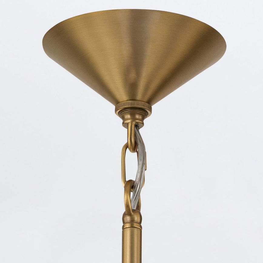 Quintiesse - Deckenleuchte mit Stab SAUCER M 1xE27/40W/230V Ø 36,6 cm gold