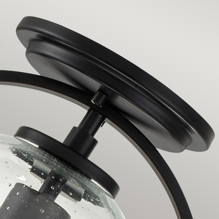 Quintiesse - Deckenleuchte SOMERSET 1xE27/60W/230V Ø 28,2 cm schwarz