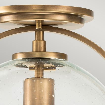 Quintiesse - Deckenleuchte SOMERSET 1xE27/60W/230V Ø 28,2 cm goldfarben