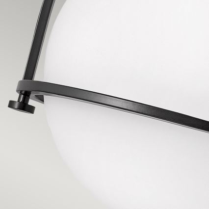 Quintiesse - Deckenleuchte SOMERSET 1xE27/60W/230V Ø 28,2 cm schwarz