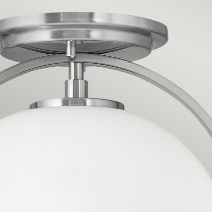 Quintiesse - Deckenleuchte SOMERSET 1xE27/60W/230V Ø 28,2 cm mattchrom