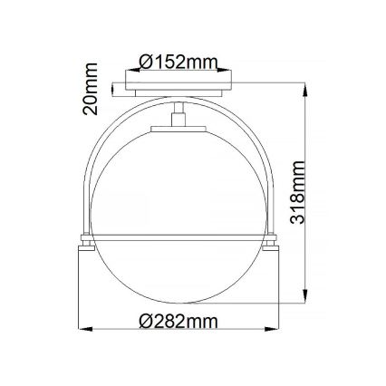 Quintiesse - Deckenleuchte SOMERSET 1xE27/60W/230V Ø 28,2 cm mattchrom