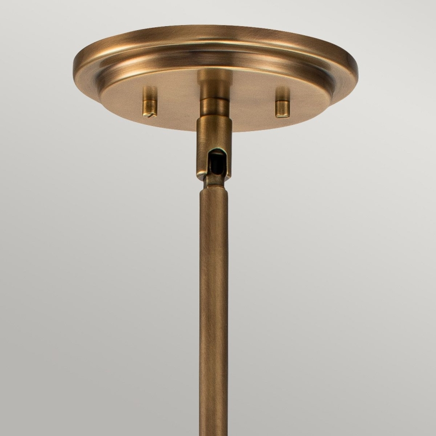 Quintiesse - Pendelleuchte an Stange SOMERSET 1xE27/60W/230V Ø 28,9 cm bronzefarben