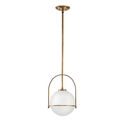 Quintiesse - Deckenleuchte an Stange SOMERSET 1xE27/60W/230V Ø 28,9 cm, bronzefarben
