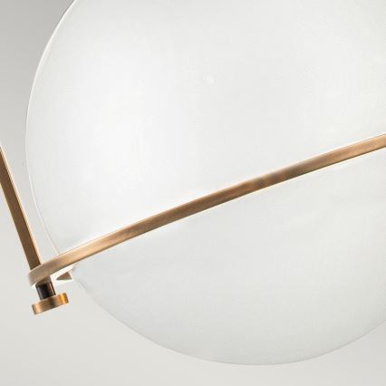 Quintiesse - Deckenleuchte an Stange SOMERSET 1xE27/60W/230V Ø 28,9 cm, bronzefarben