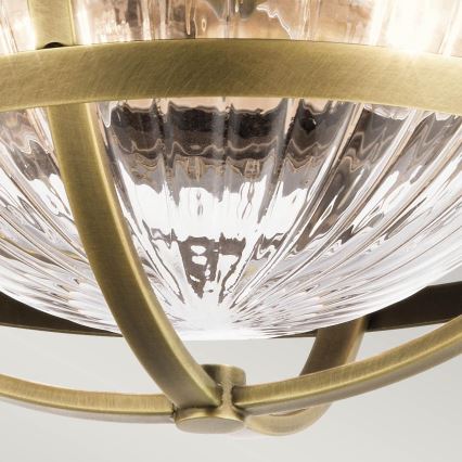 Quintiesse - Deckenleuchte TOLLIS 2xE27/40W/230V Ø 30,5 cm goldfarben