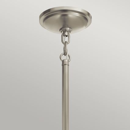 Quintiesse - Pendelleuchte an Stange TOLLIS 1xE27/40W/230V Ø 40,8 cm mattchrom