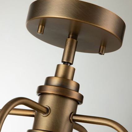 Quintiesse - Außen-Pfostenleuchte TRIOCENT 1xE27/40W/230V Ø 24 cm IP44 bronzefarben