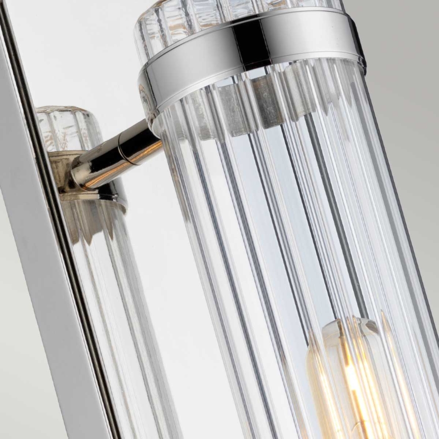 Quintiesse - Badezimmer-Wandleuchte WELLINGTON 1xE27/60W/230V IP44 glänzender Chrom