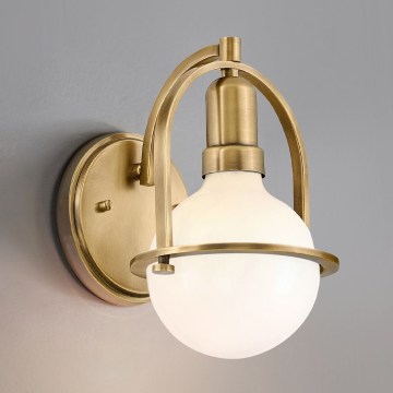 Quintiesse - Wandleuchte SOMERSET 1xE27/60W/230V goldfarben