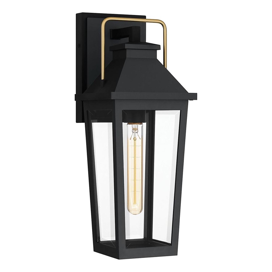 Quoizel - Außenwandleuchte BUCKLEY M 1xE27/40W/230V IP44 schwarz