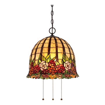Quoizel - Kronleuchter mit Kette ROSECLIFFE 3xE27/100W/230V